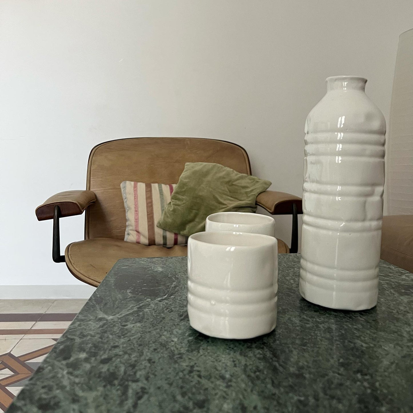 Set of Bottle and Cups